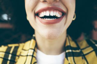 young woman smiling enamel erosion dentist in Viera Florida